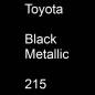 Preview: Toyota, Black Metallic, 215.